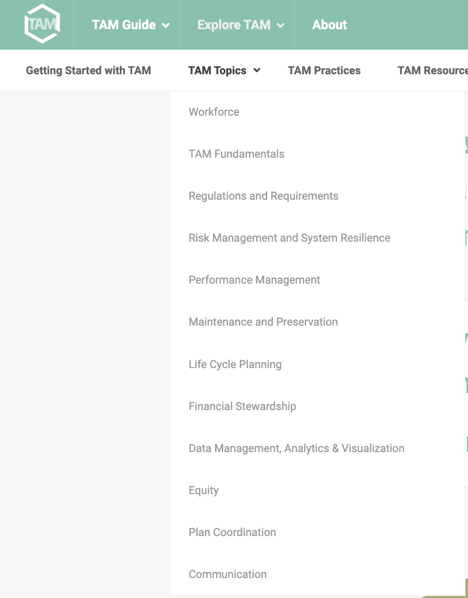 New TAM Topics